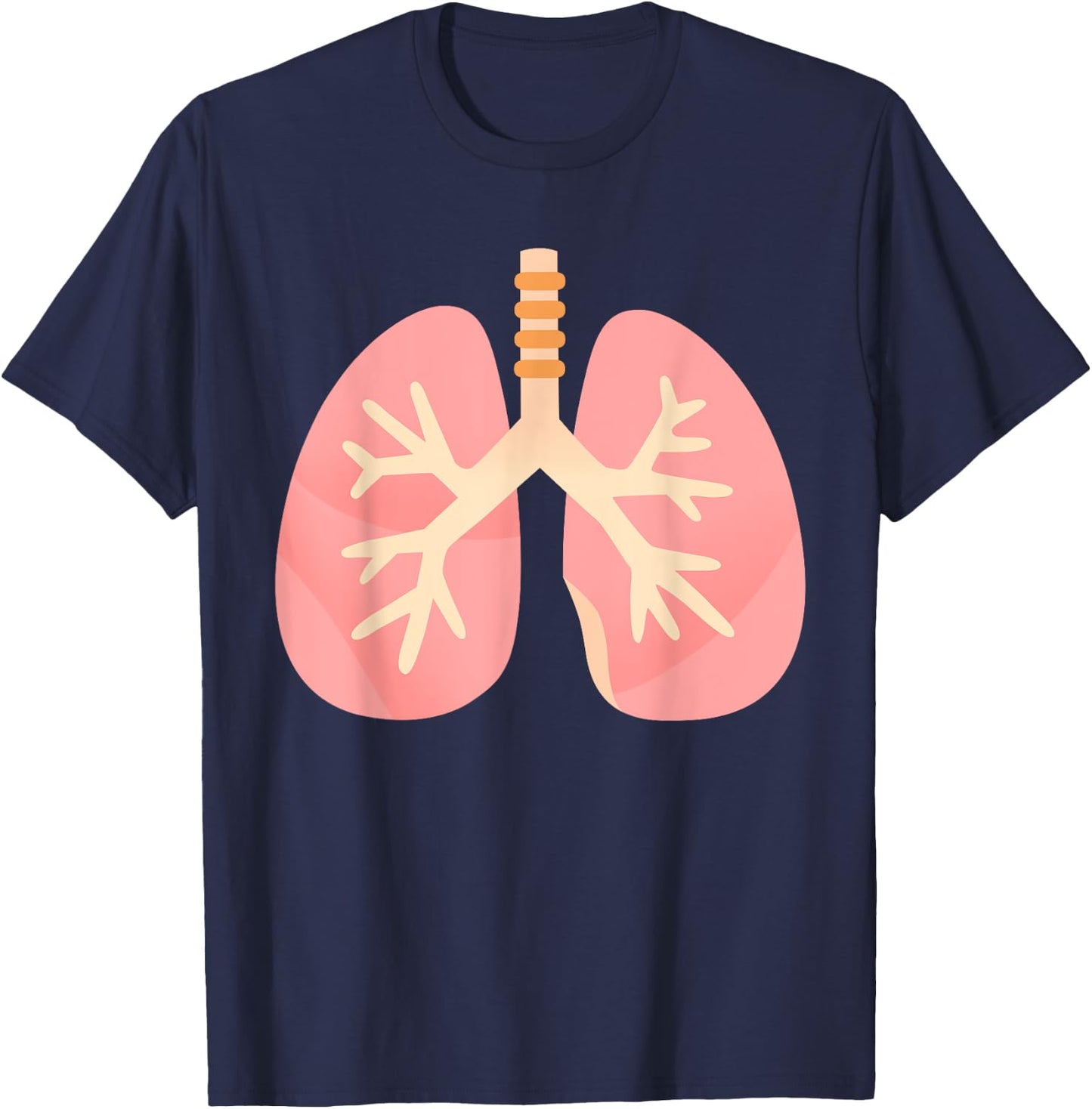 Lungs anatomical lungs Costume T-Shirt - T-Shirt | Navy