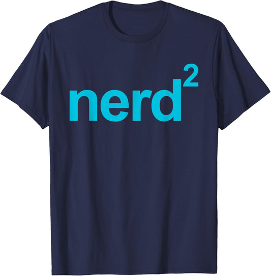 Nerd Squared - Technology Computer Programmer AI Smart T-Shirt - T-Shirt | Navy