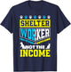 Animal Rescue Pet Adoption Shelter Worker T-Shirt - T-Shirt | Navy