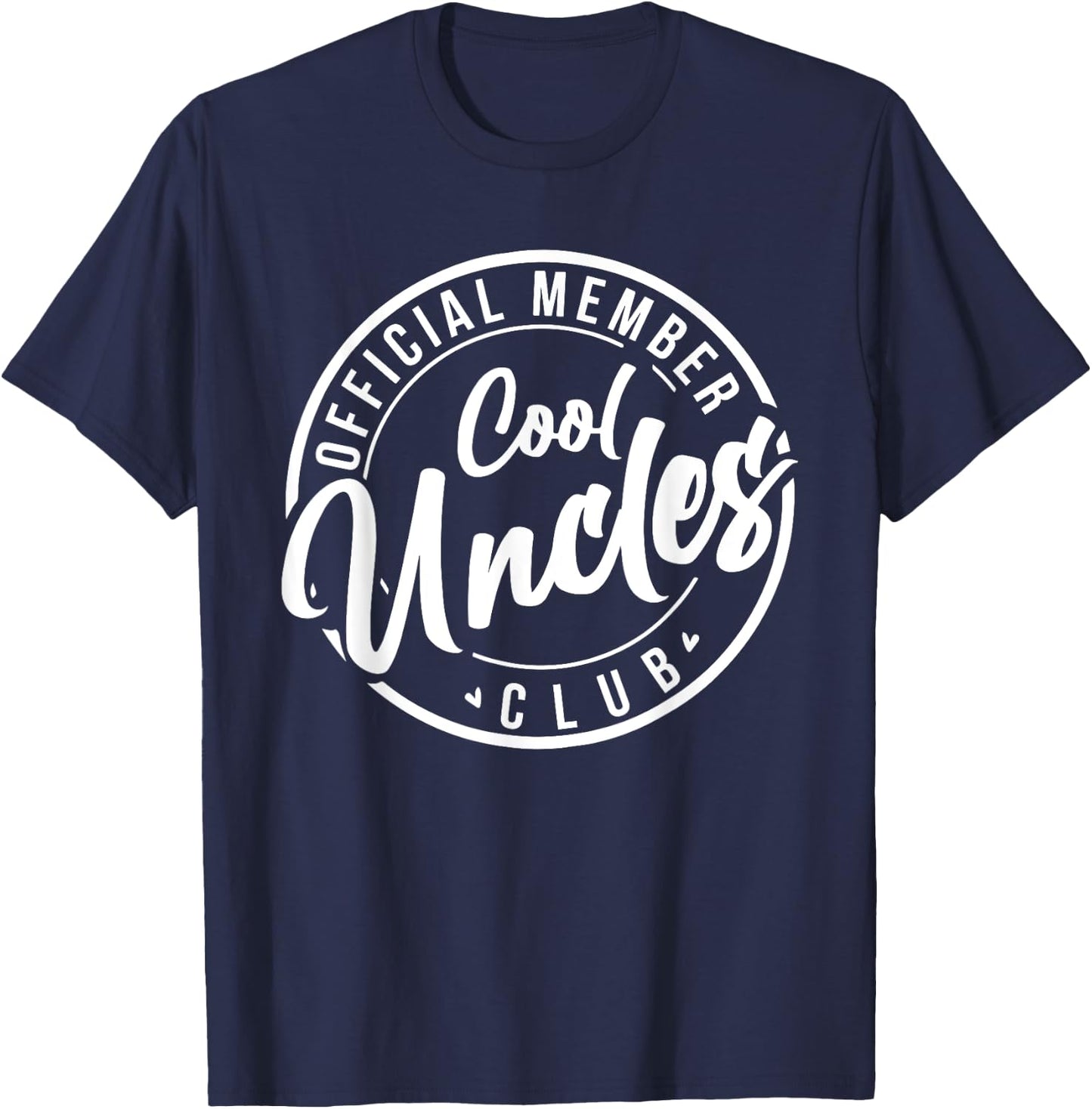Official member Cool Uncles Club vintage fathers day T-Shirt - T-Shirt | Navy