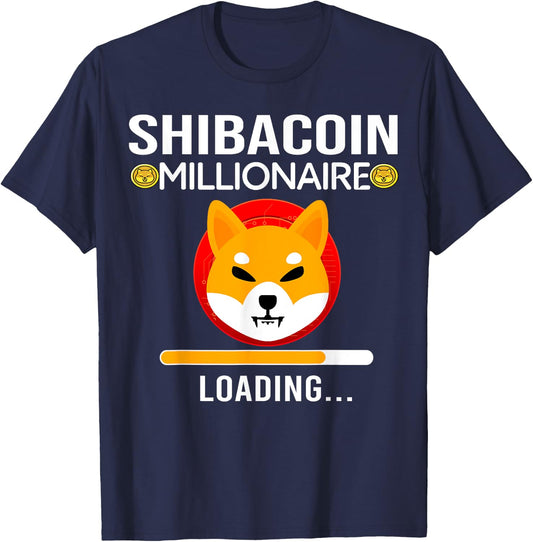 Shiba Inu Coin Crypto Token Cryptocurrency Wallet Shiba Army T-Shirt - T-Shirt | Navy