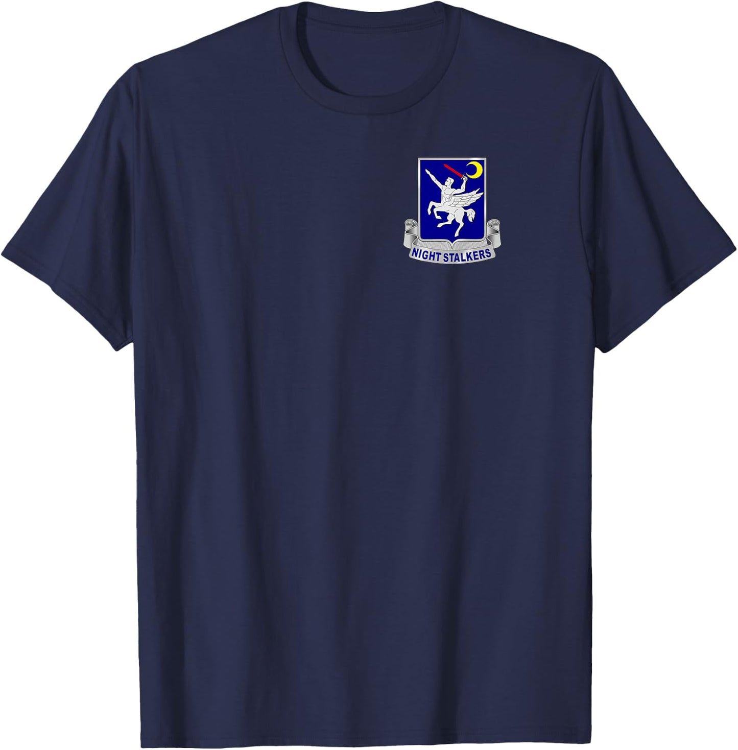160th SOAR - USASOAC - Nightstalkers DUI T-Shirt - T-Shirt | Navy