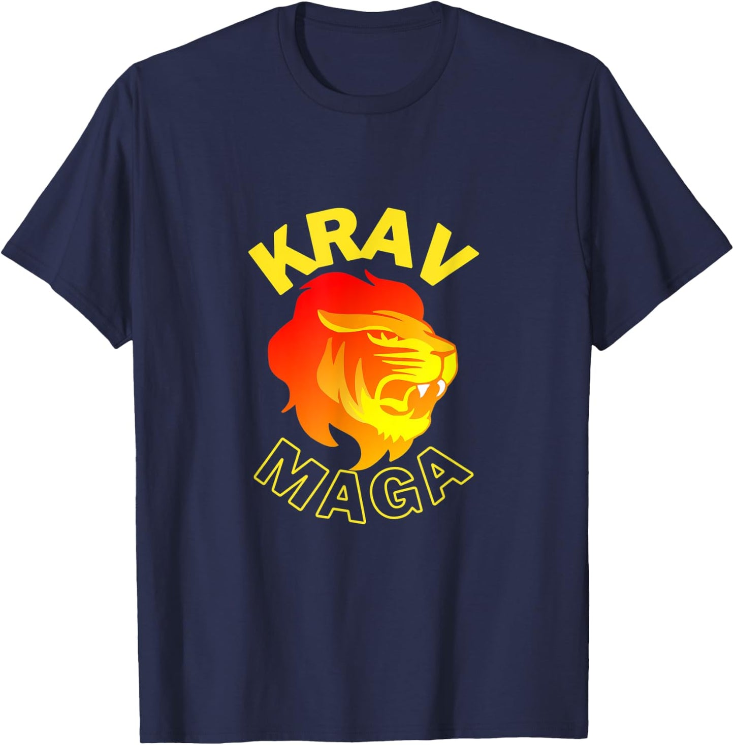 KRAV MAGA - Lion T-Shirt - T-Shirt | Navy