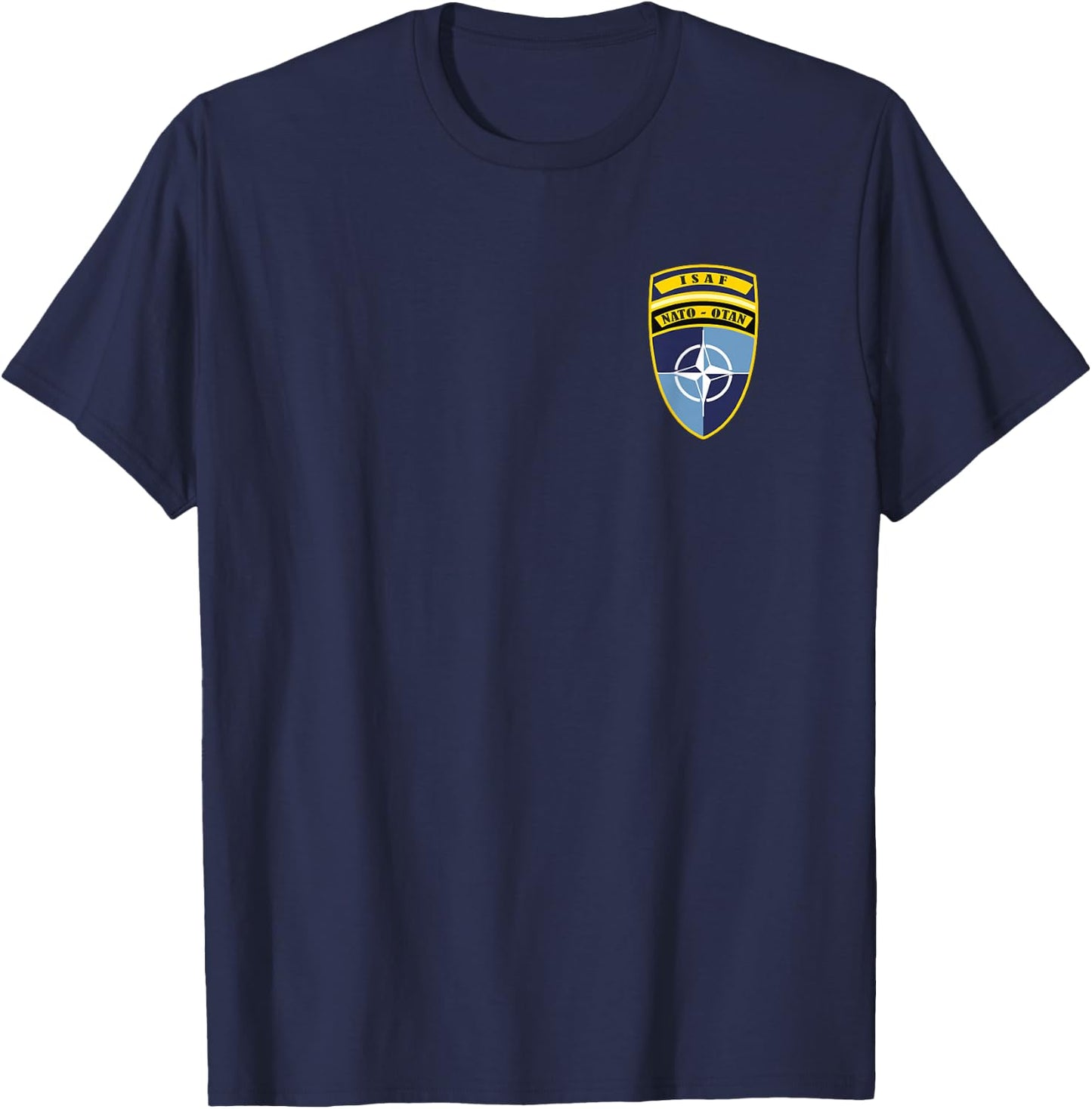ISAF NATO Patch T-Shirt - T-Shirt | Navy