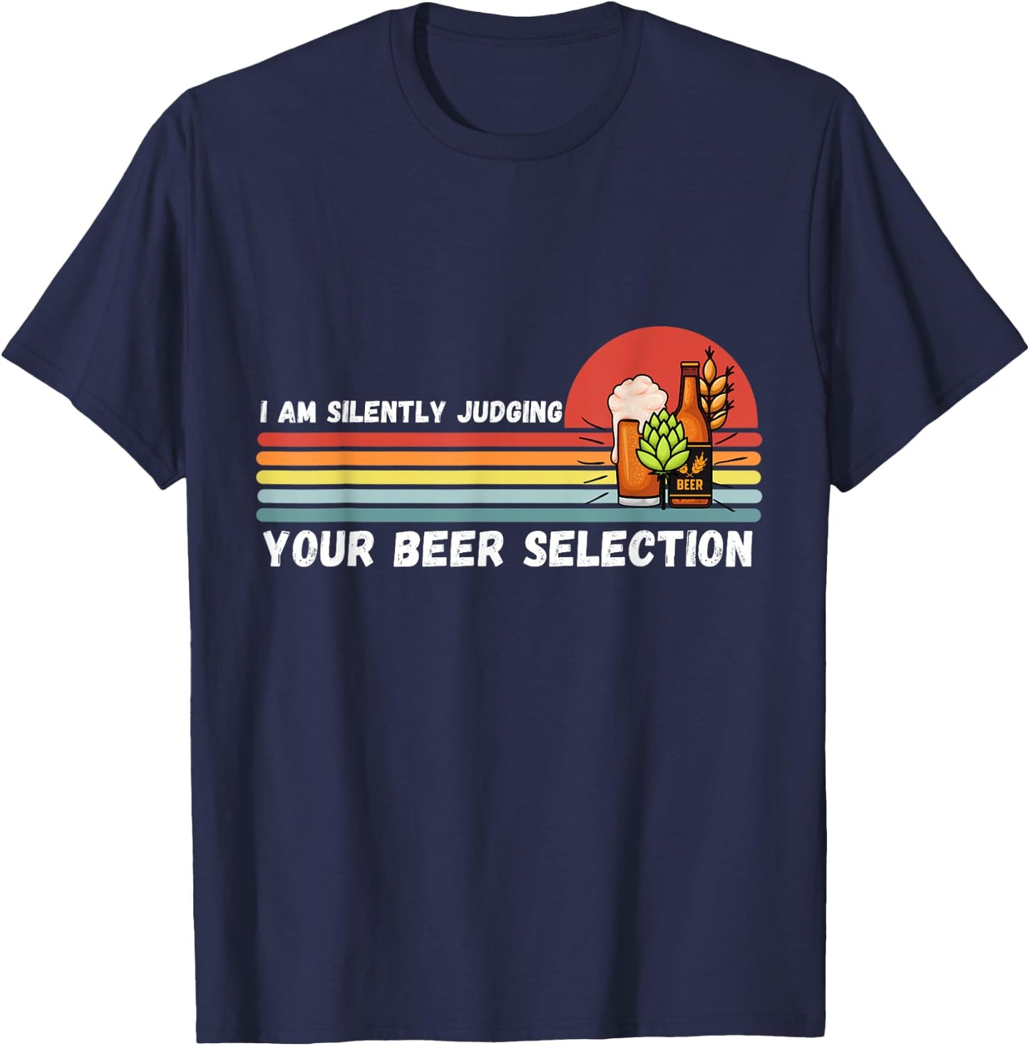 Judging on Beer Craft Beer Shirts Women Vintage T-Shirt - T-Shirt | Navy