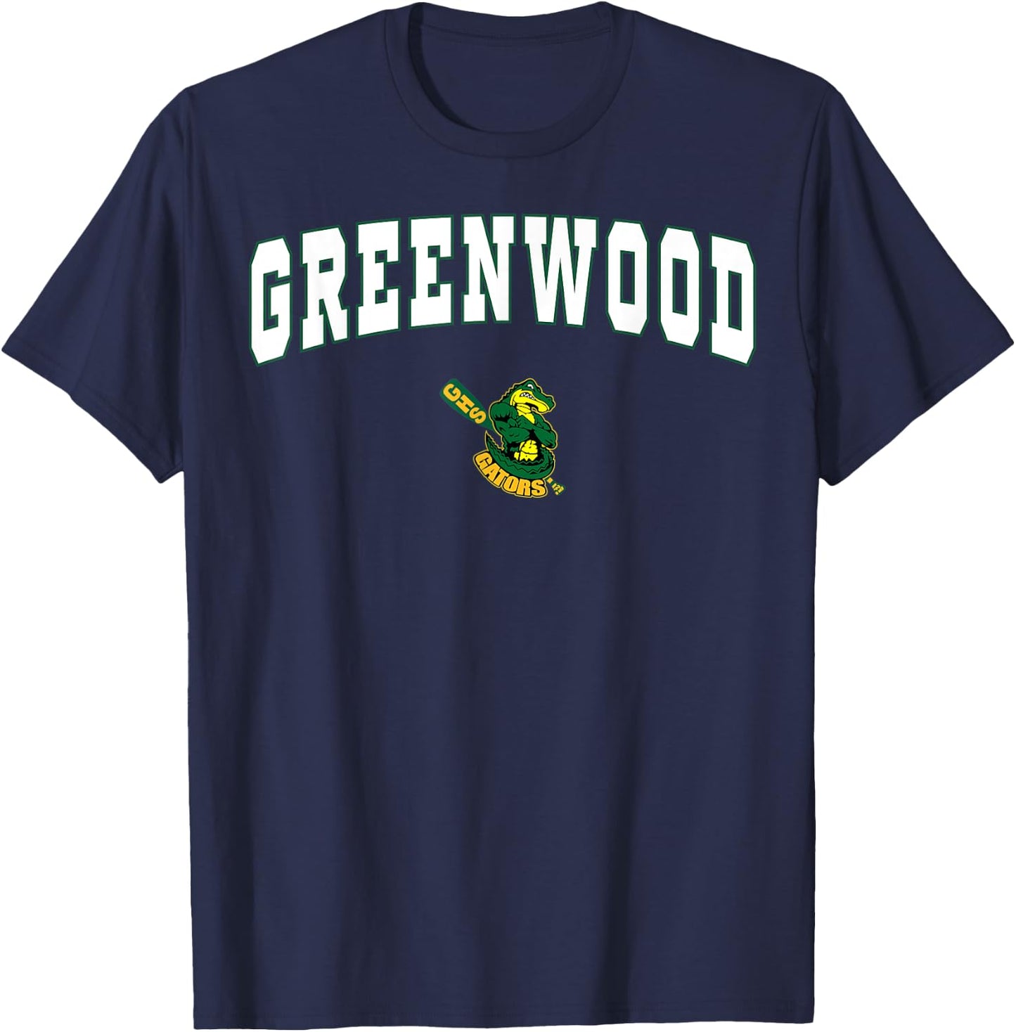 Greenwood High School Gators C2 T-Shirt - T-Shirt | Navy