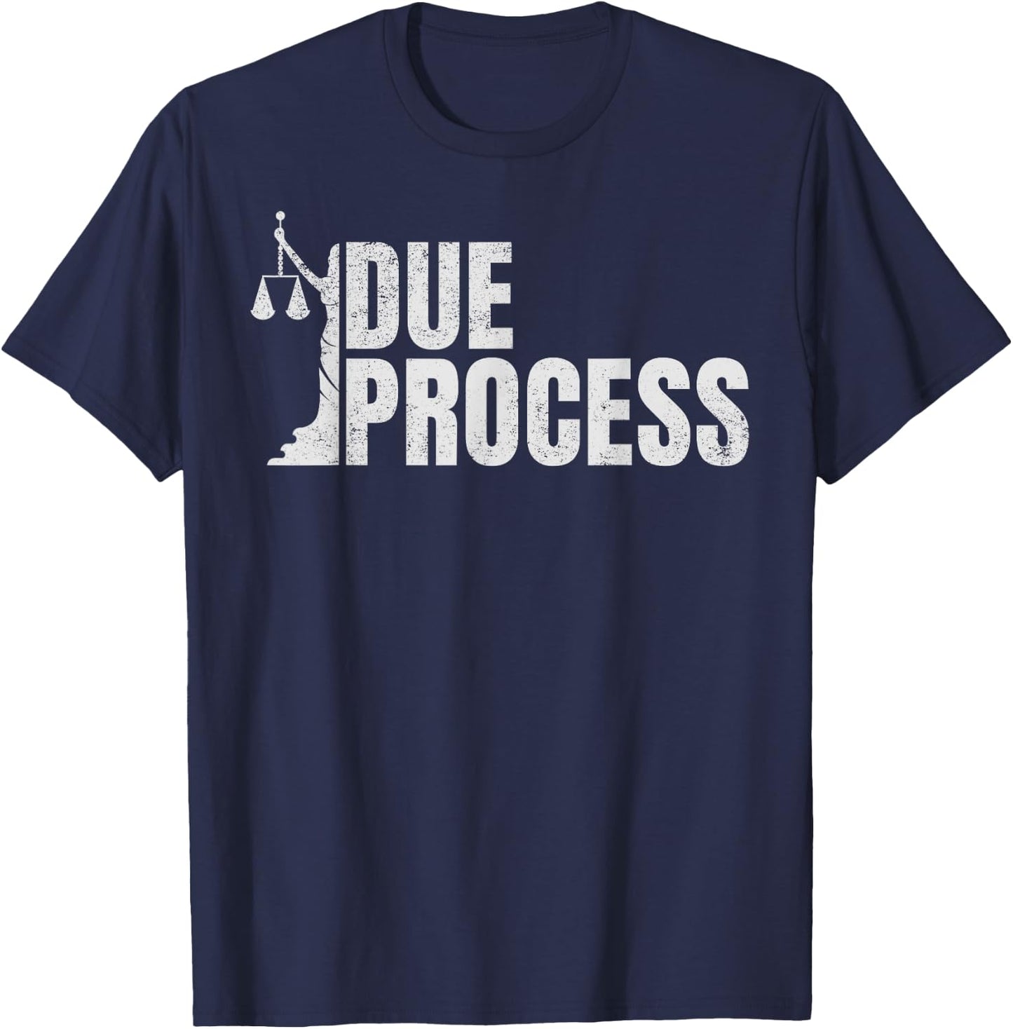 Process Due all Legal Rights Lawyer for Civil Rights Lawyers T-Shirt - T-Shirt | Navy