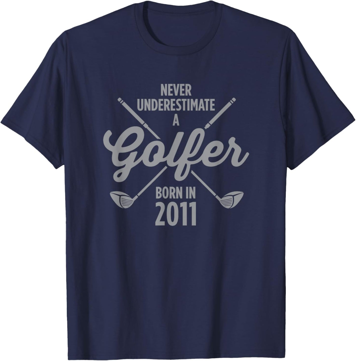 14 Year Old Golfer: Golfing Golf 2011 14th Birthday T-Shirt - T-Shirt | Navy