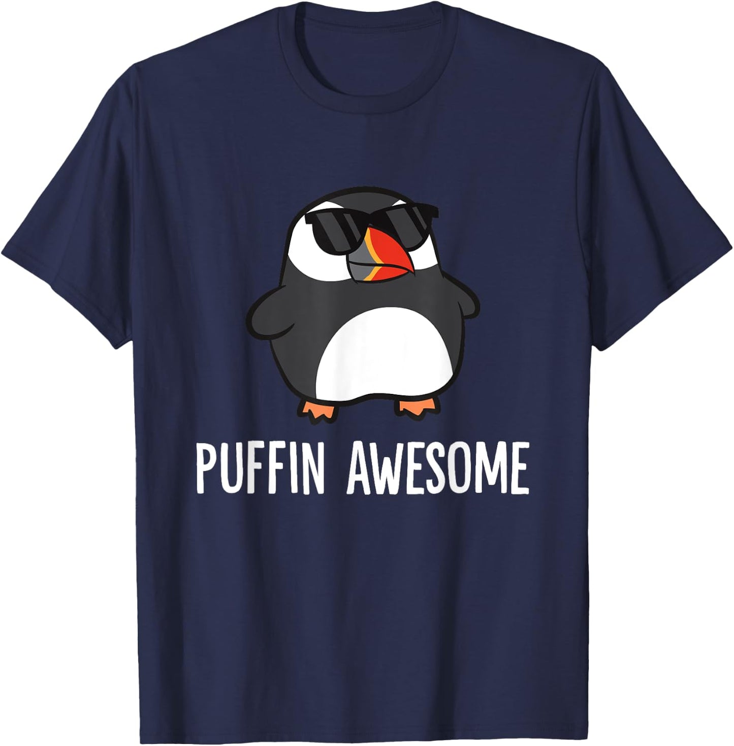 Puffin Awesome Funny Sea Bird Puffins T-Shirt - T-Shirt | Navy