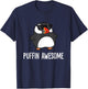 Puffin Awesome Funny Sea Bird Puffins T-Shirt - T-Shirt | Navy