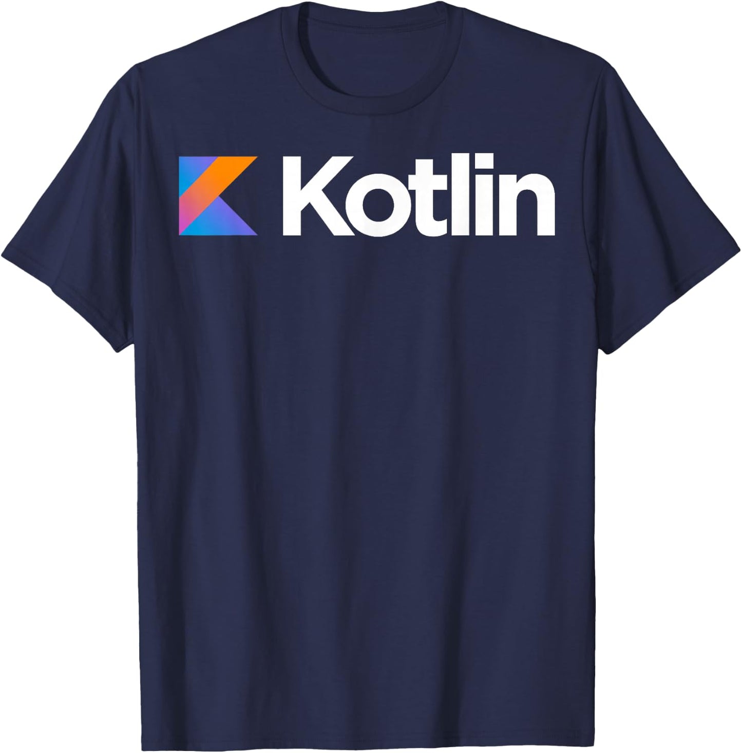Nerdy Kotlin Computer Programmer Program Math Teacher Geek T-Shirt - T-Shirt | Navy