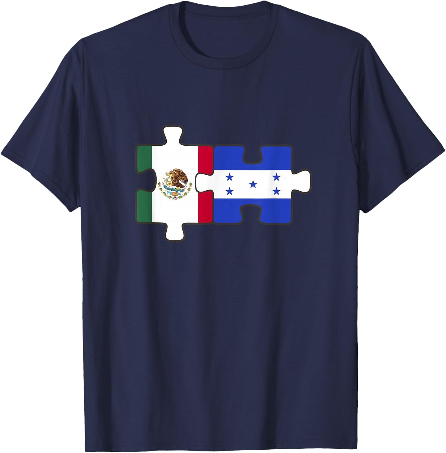 Mexican and Honduras roots T-Shirt - T-Shirt | Navy