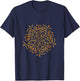 Mandala Chart Buddhism Hinduism Tantra Meditating T-Shirt - T-Shirt | Navy