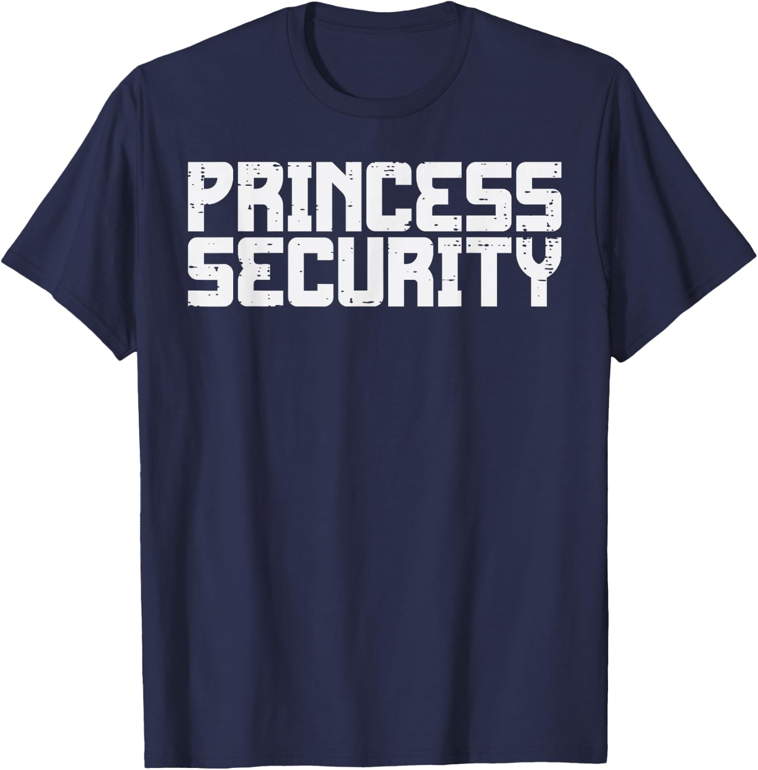 Princess Security Funny Family Dad Halloween Big Brother Men T-Shirt - T-Shirt | Navy