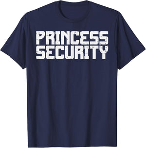 Princess Security Funny Family Dad Halloween Big Brother Men T-Shirt - T-Shirt | Navy