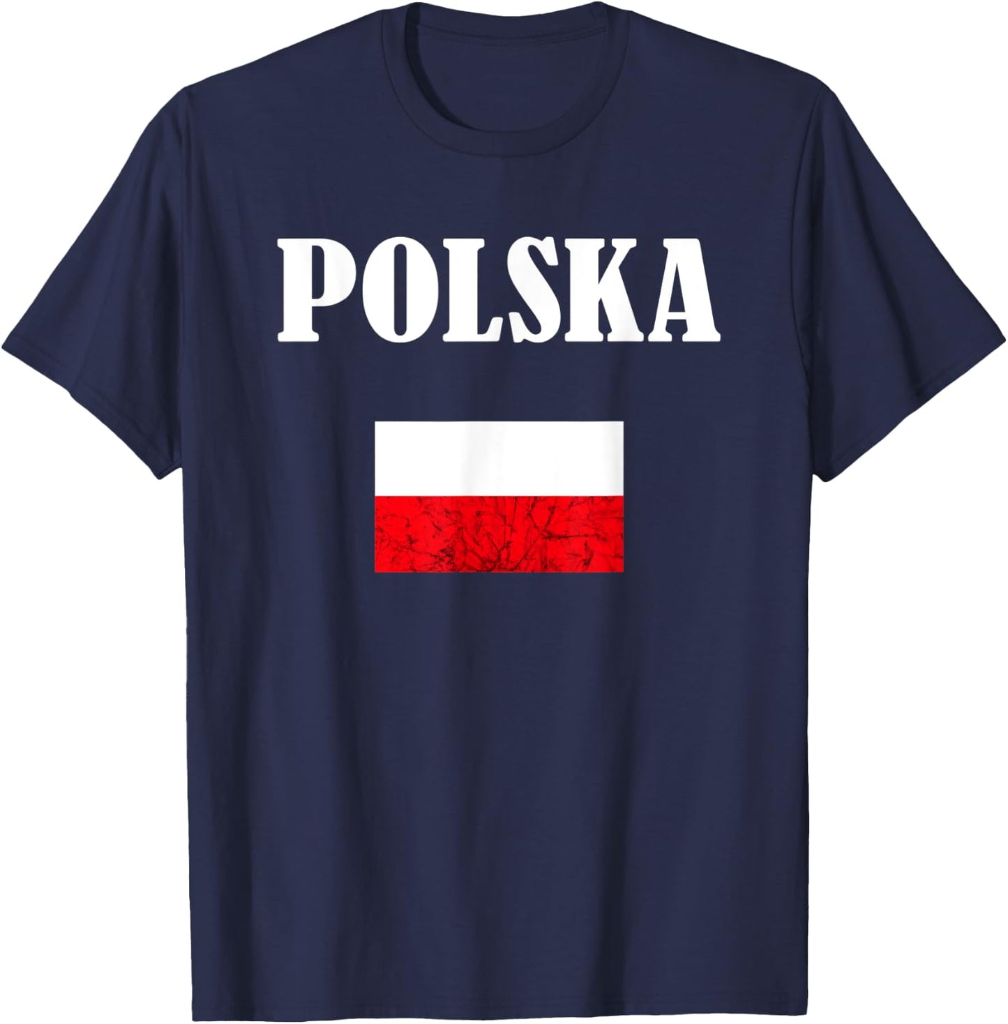 Polska Polish Roots Polish Eagle Poland Flag Polish Pride T-Shirt - T-Shirt | Navy