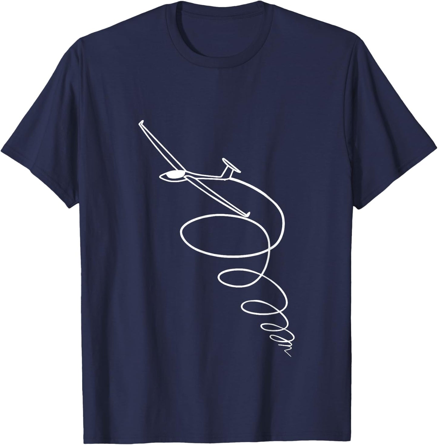 Thermals Glider Pilot Gliding Soaring t Shirt T-Shirt - T-Shirt | Navy
