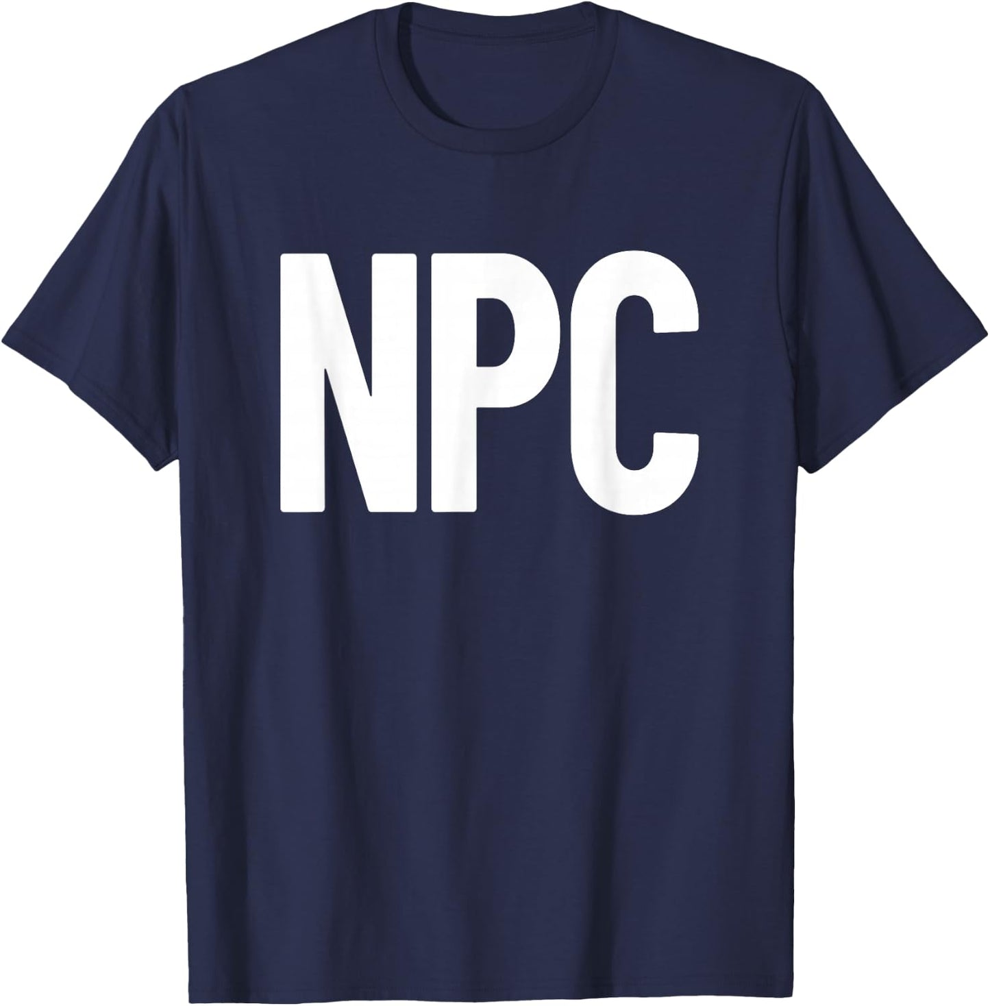 NPC Non Playable Character RPG Role Playing Game NPC T-Shirt - T-Shirt | Navy