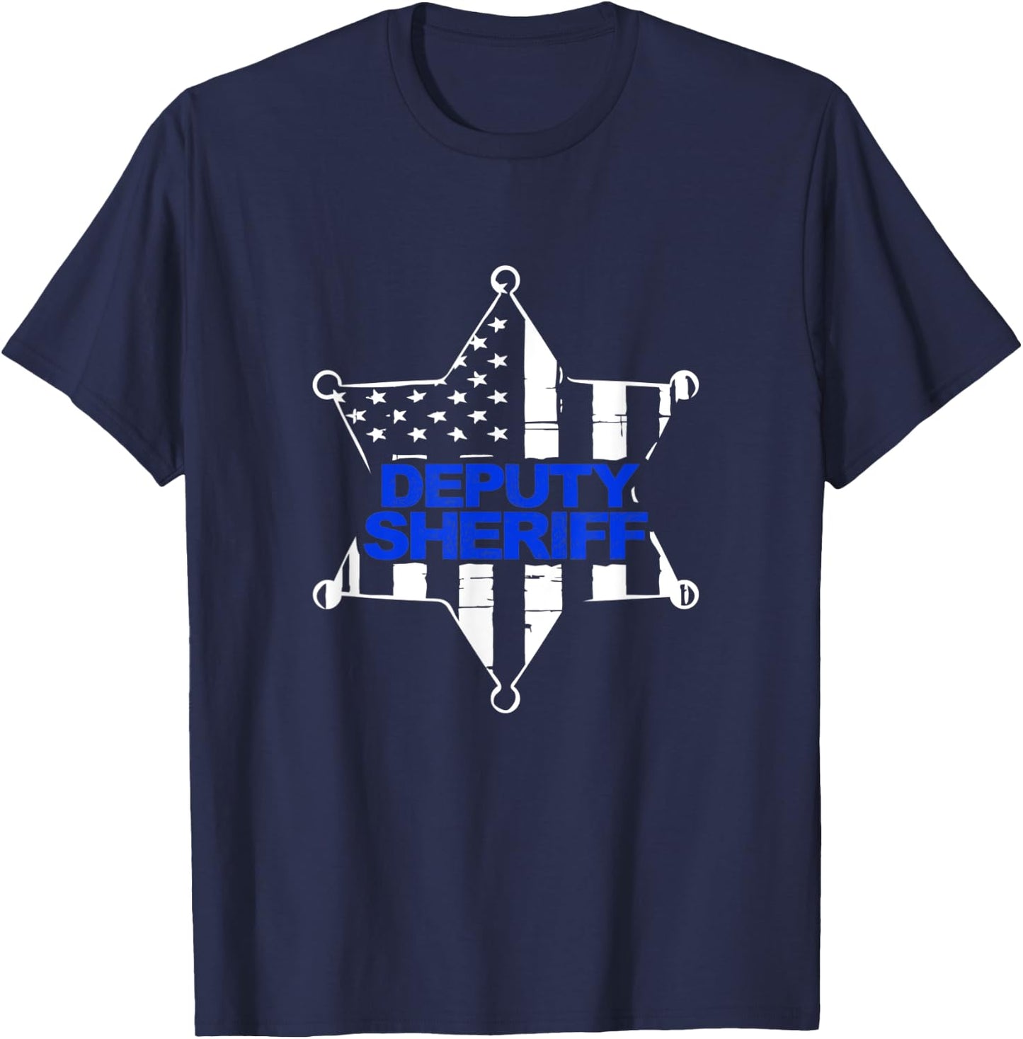 Deputy Sheriff Blue Thin Line T-Shirt - T-Shirt | Navy