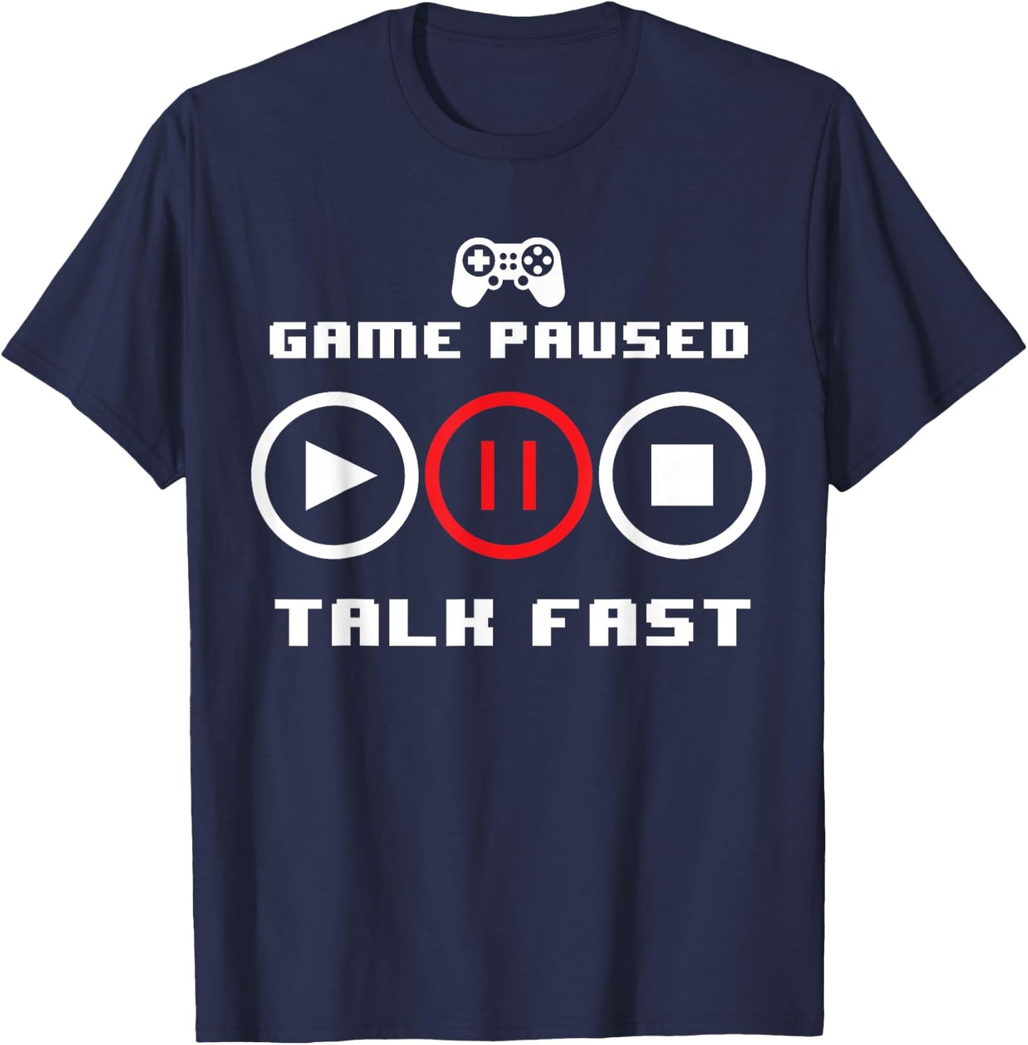 Funny Video Game Women Video Gaming Player Gamer T-Shirt - T-Shirt | Navy