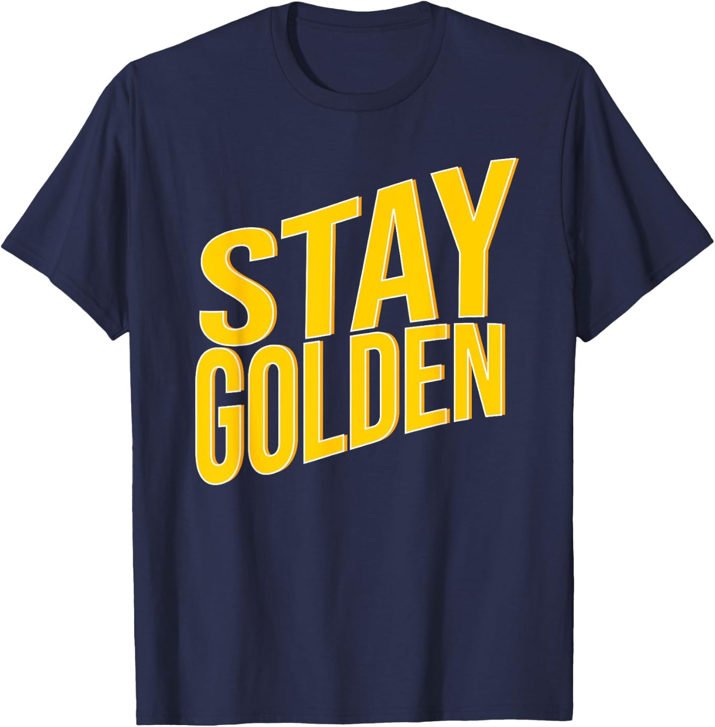 Stay Golden T-Shirt - T-Shirt | Navy