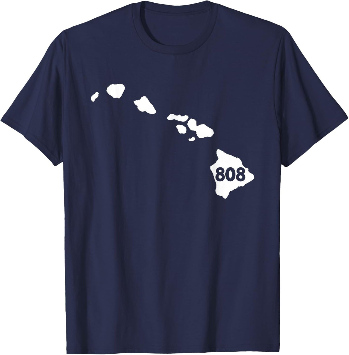 Hawaii 808 Area Code T-Shirt - T-Shirt | Navy