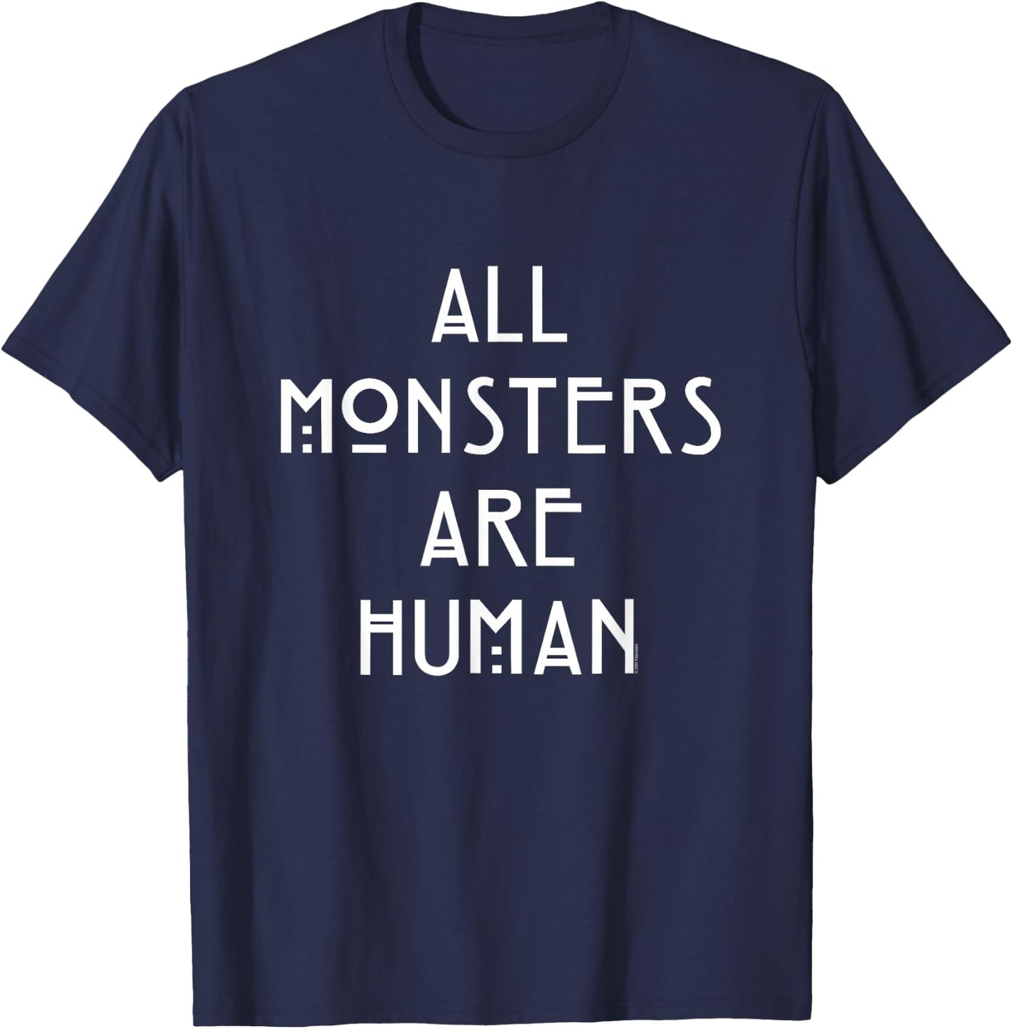 American Horror Story Asylum Monsters Are Humans T-Shirt - T-Shirt | Navy