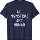 American Horror Story Asylum Monsters Are Humans T-Shirt - T-Shirt | Navy