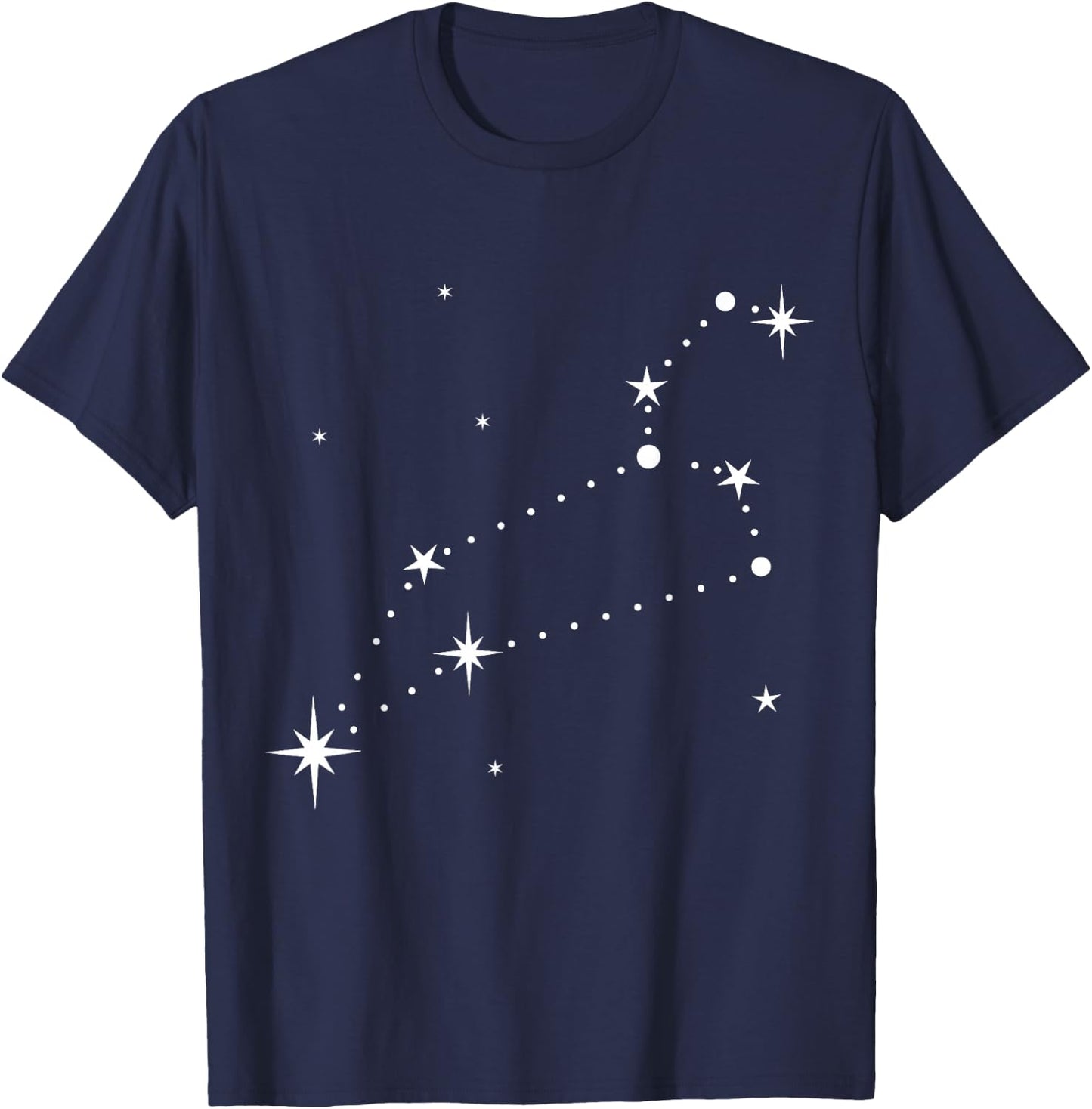 Leo Constellation | Zodiac Sign Zodiac Sign T-Shirt - T-Shirt | Navy