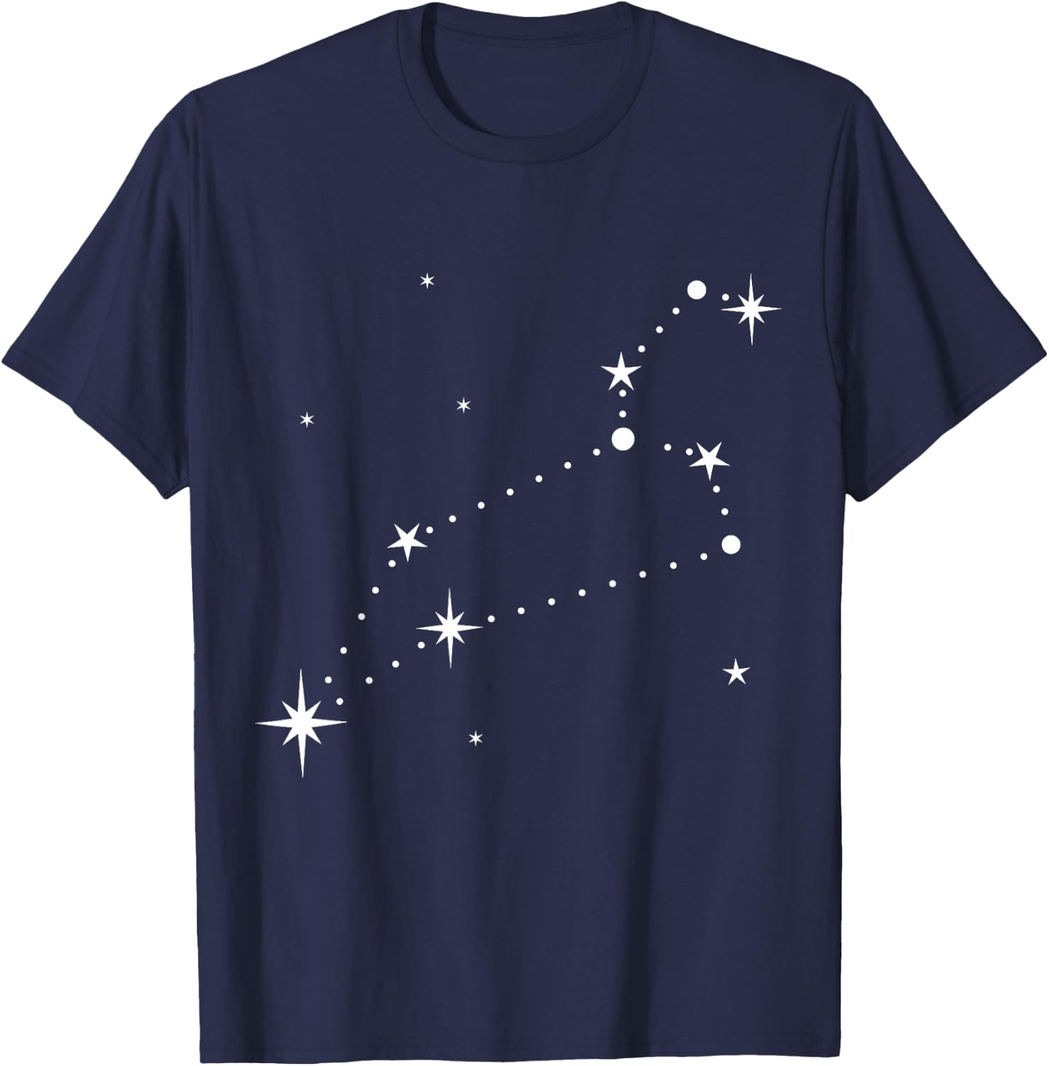 Leo Constellation | Zodiac Sign Zodiac Sign T-Shirt - T-Shirt | Navy