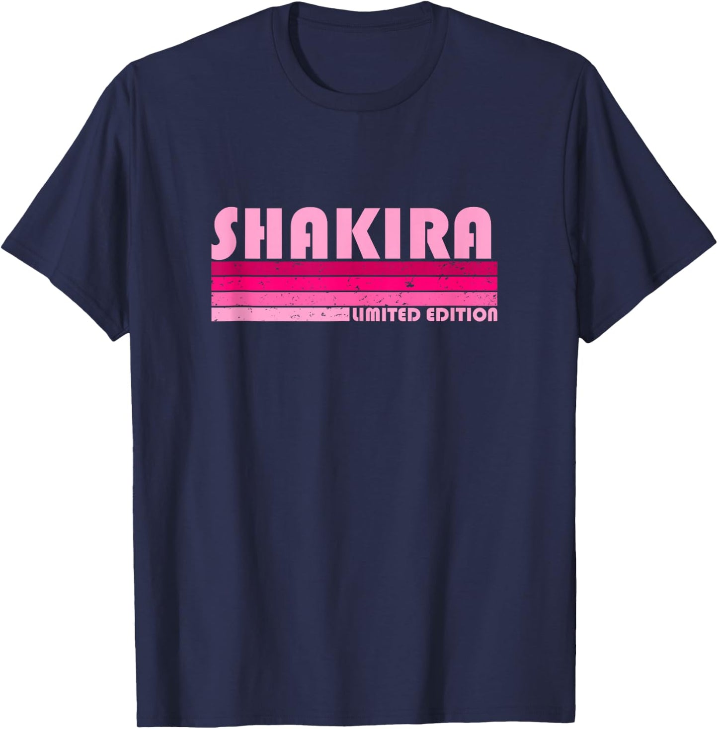 Shakira Name Personalized Retro Vintage 80s 90s Birthday T-Shirt - T-Shirt | Navy
