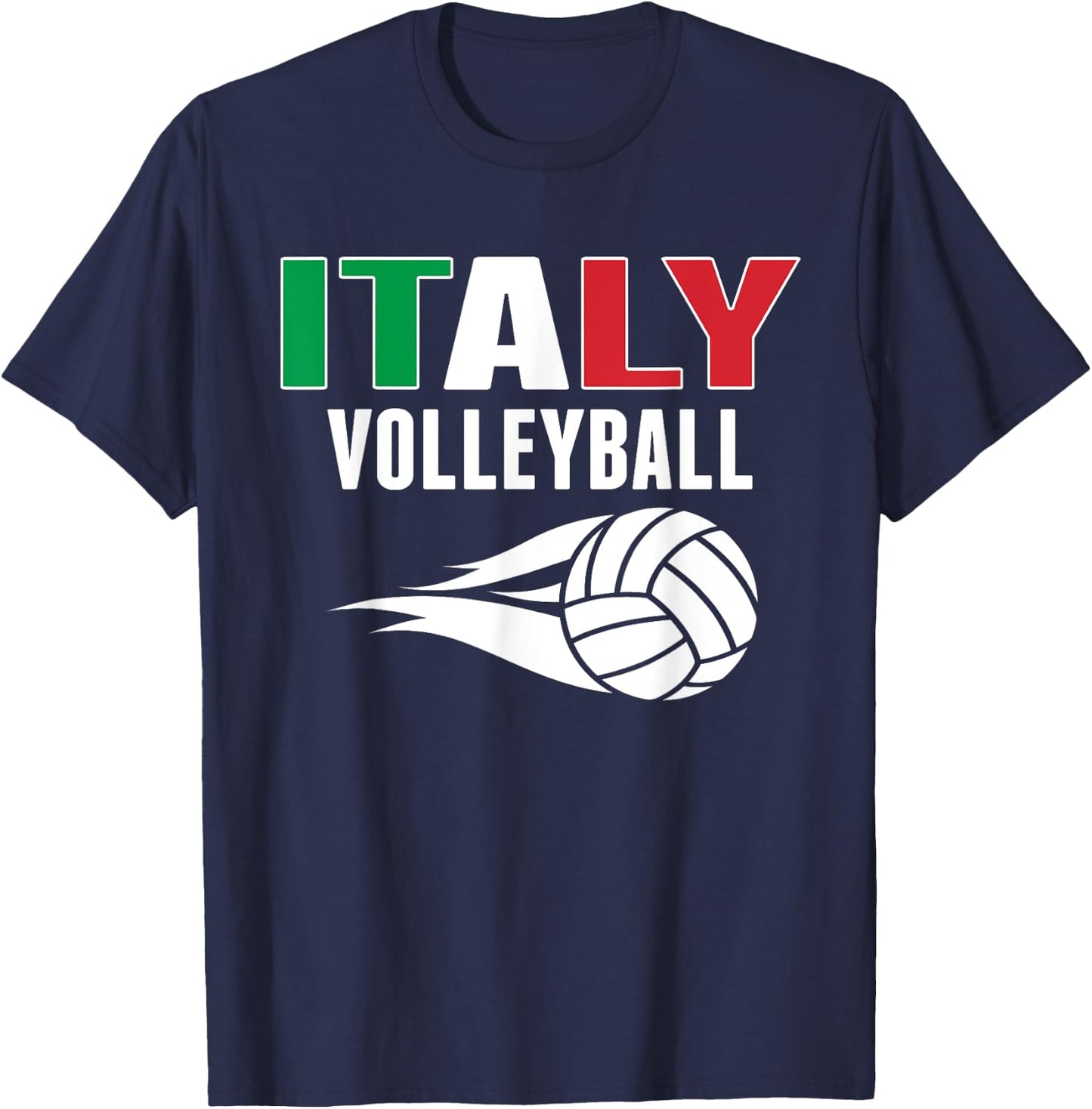 Italy Volleyball Fans Jersey - Italian Flag Summer Sports Women Kids T-Shirt - T-Shirt | Navy