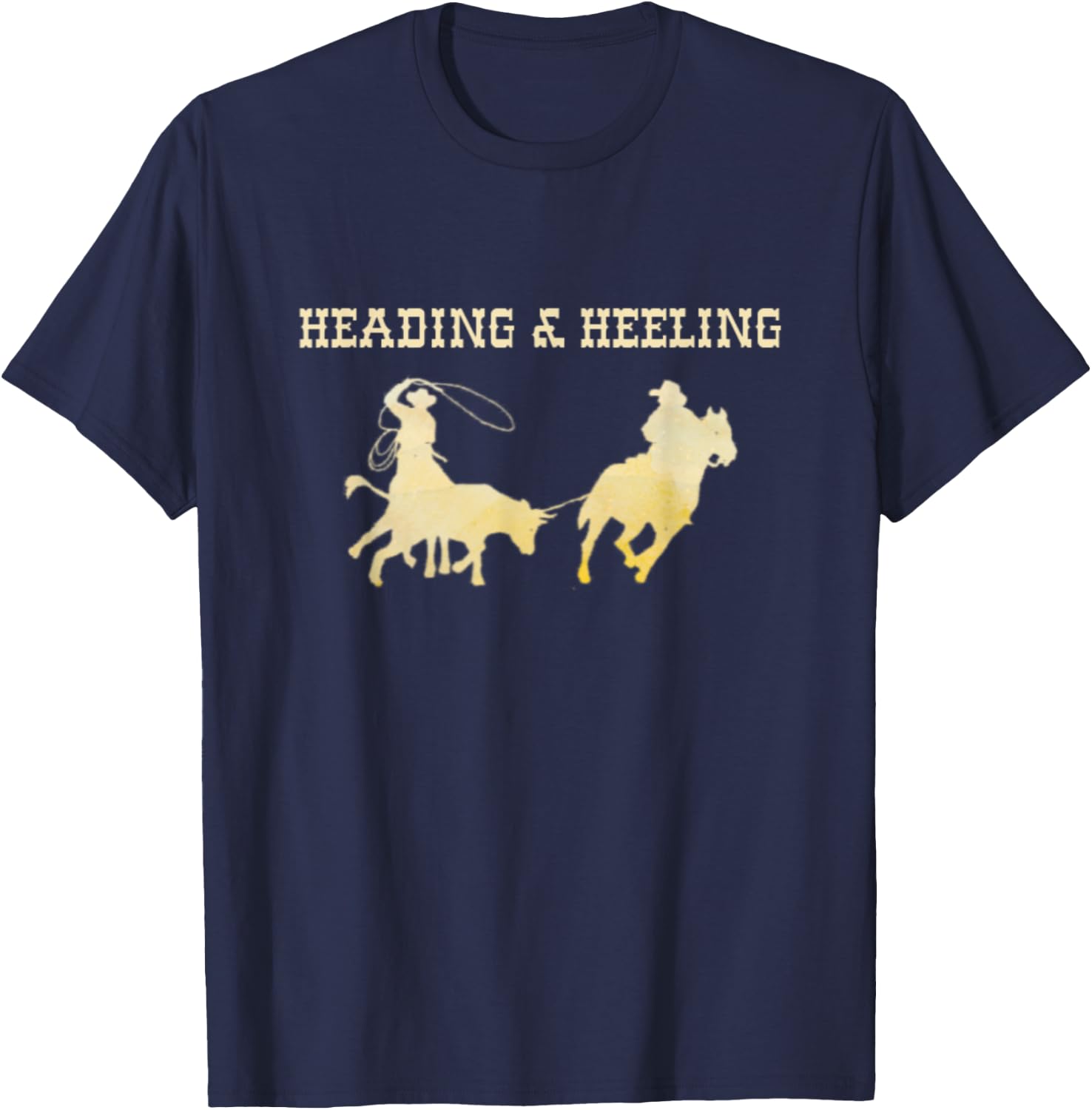 Team Roping T-Shirt - T-Shirt | Navy
