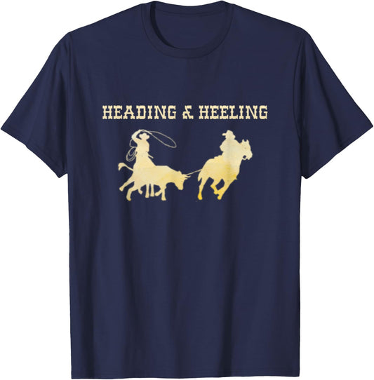 Team Roping T-Shirt - T-Shirt | Navy