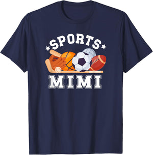 Sports Mimi Proud Sport Mimi Sports Mimi Grandma T-Shirt - T-Shirt | Navy
