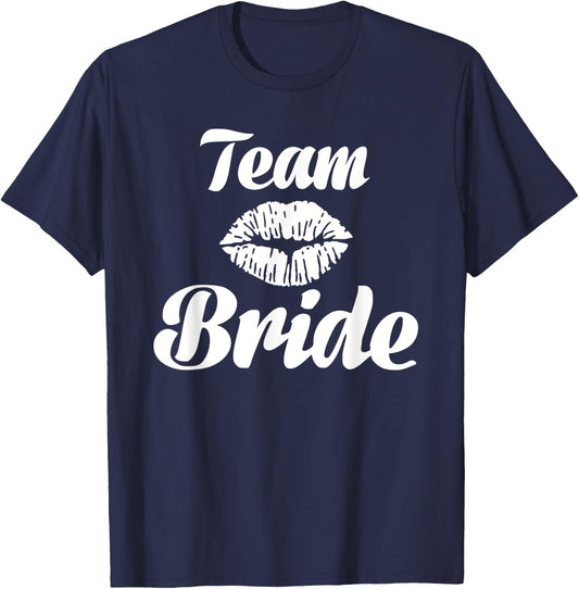 Team bride kiss T-Shirt - T-Shirt | Navy