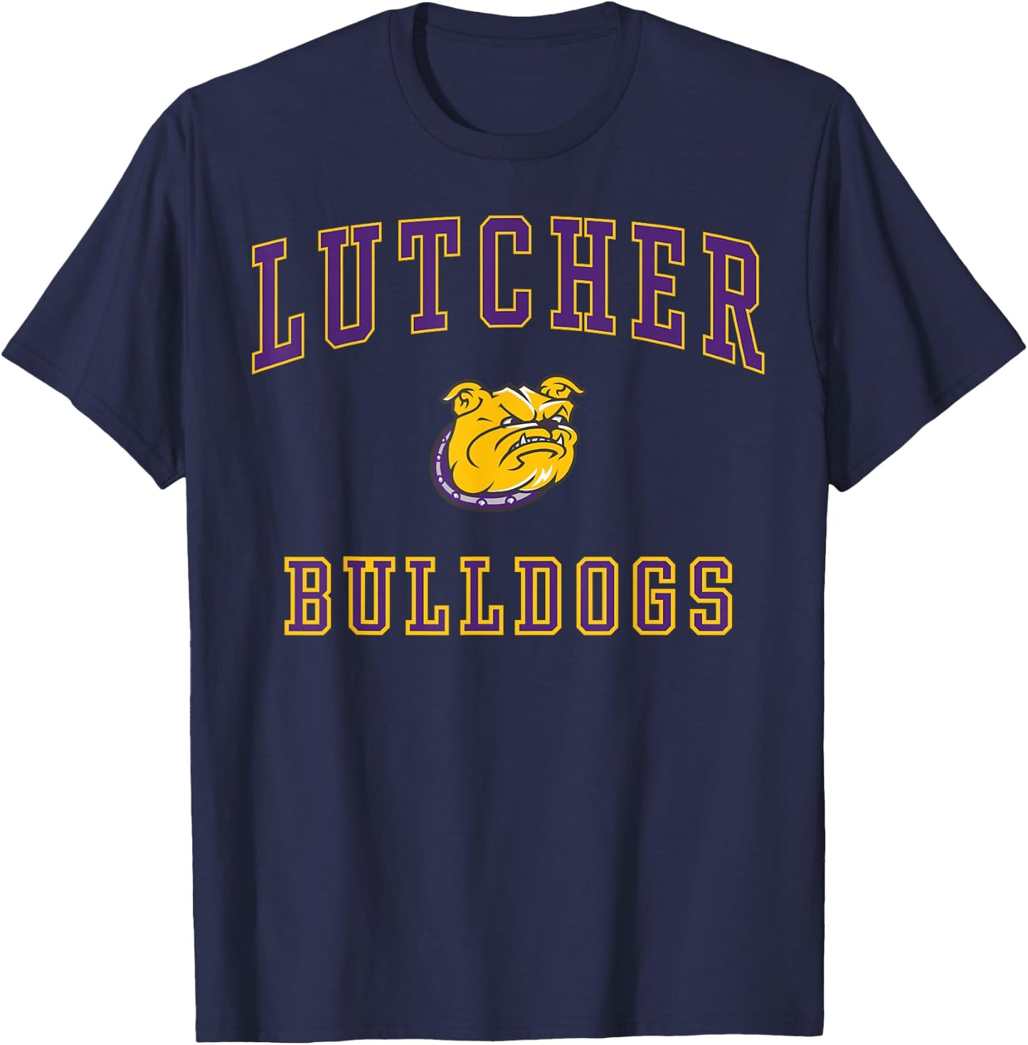 Lutcher High School Bulldogs C1 T-Shirt - T-Shirt | Navy