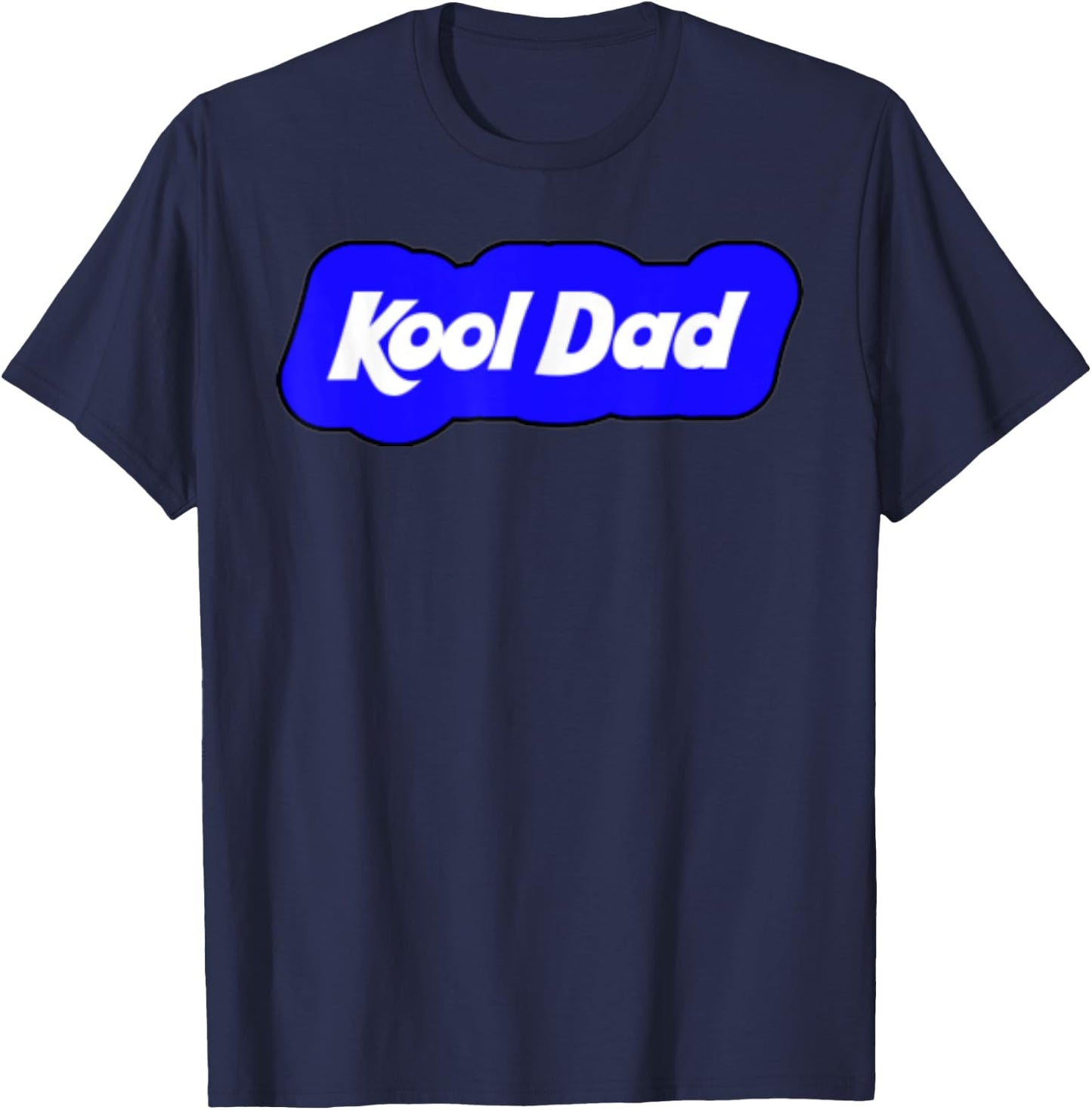 Funny Kool Dad Daddy Parent Blue Cloud T-Shirt - T-Shirt | Navy