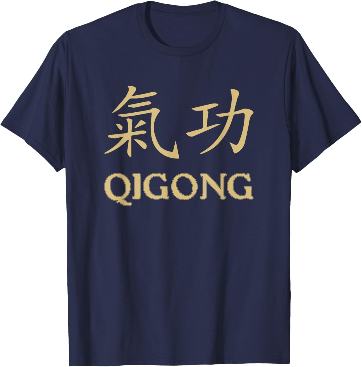 Qi Gong Clothing For Meditation Training Women Girls Kids T-Shirt - T-Shirt | Navy
