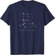 Andromeda Constellation Astronomy and Space Design T-Shirt - T-Shirt | Navy