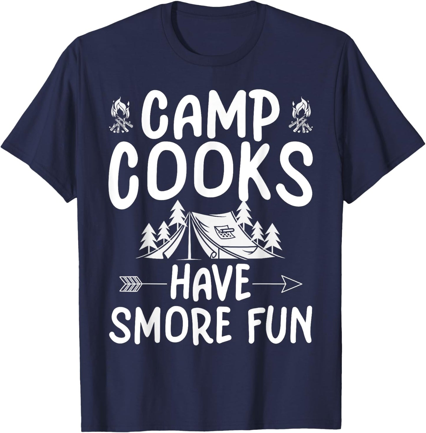 Funny Summer Camp Cook - Have Smore Fun Men Women Kids T-Shirt - T-Shirt | Navy
