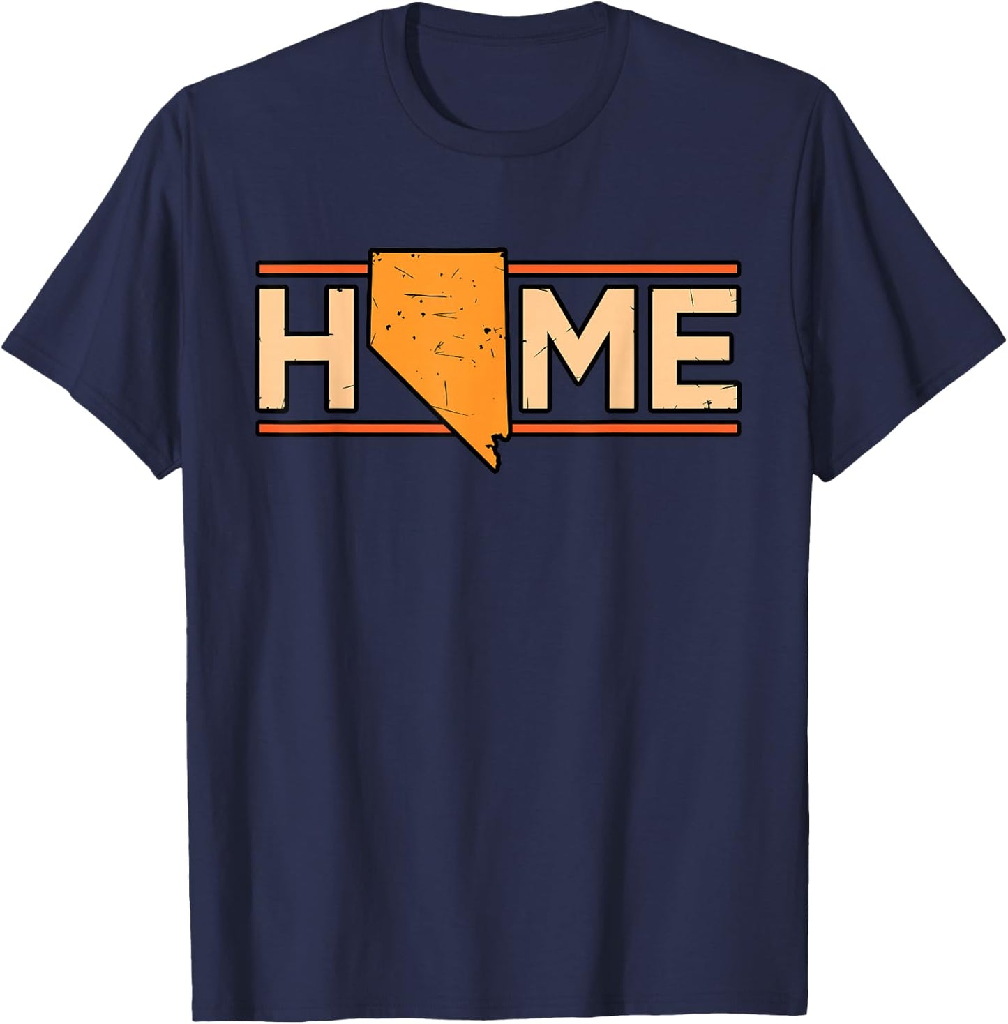 Retro Nevada America USA T-Shirt - T-Shirt | Navy