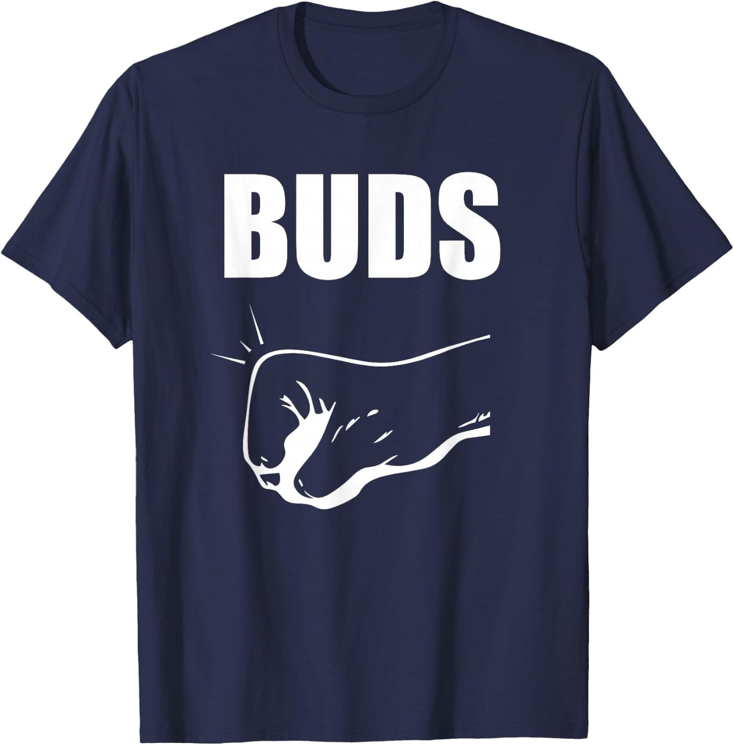 Best Buds Best Friend T Shirts - Matching BFF Outfits T-Shirt - T-Shirt | Navy