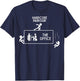 Hardcore Parkour The Office Gift -Adults Black Short Sleeve T-Shirt - T-Shirt | Navy