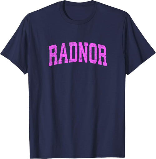 Radnor Pennsylvania PA Vintage Athletic Sports Pink Design