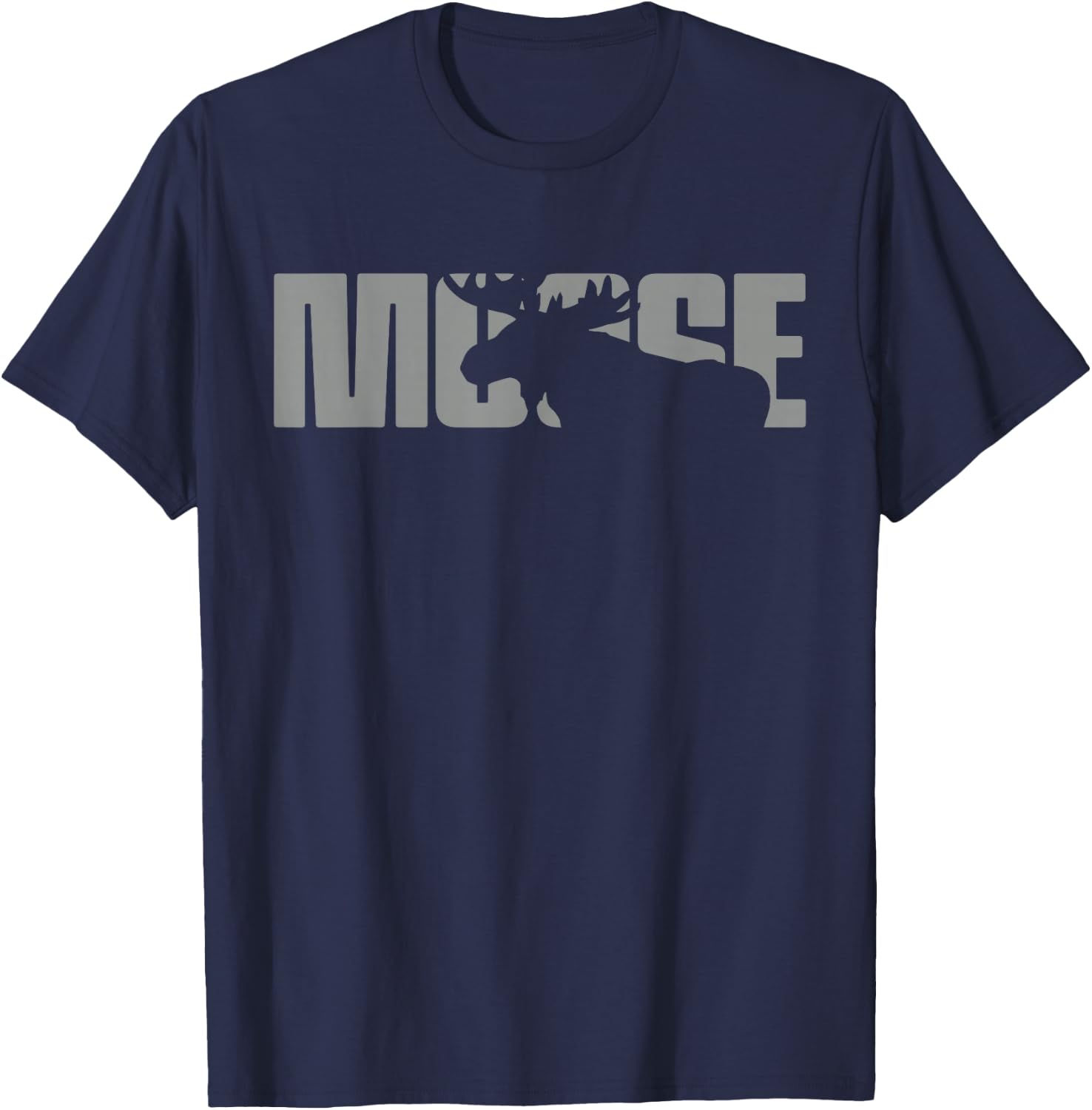 Moose Lover Apparel - Moose Small T-Shirt - T-Shirt | Navy