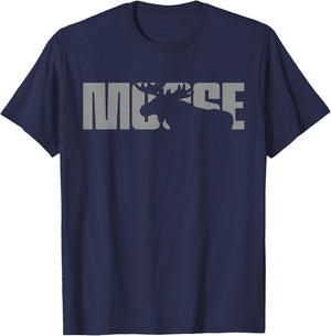 Moose Lover Apparel - Moose Small T-Shirt - T-Shirt | Navy