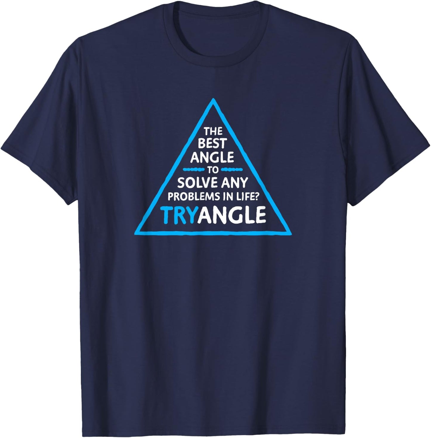 Funny Math Shirt Women Kids Motivational Quote T-Shirt - T-Shirt | Navy