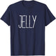 Peanut Butter Jelly Matching Gift Best Friend Couples T-Shirt - T-Shirt | Navy