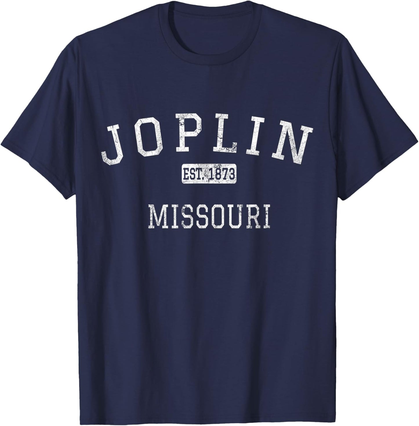 Joplin Missouri MO Vintage T-Shirt - T-Shirt | Navy